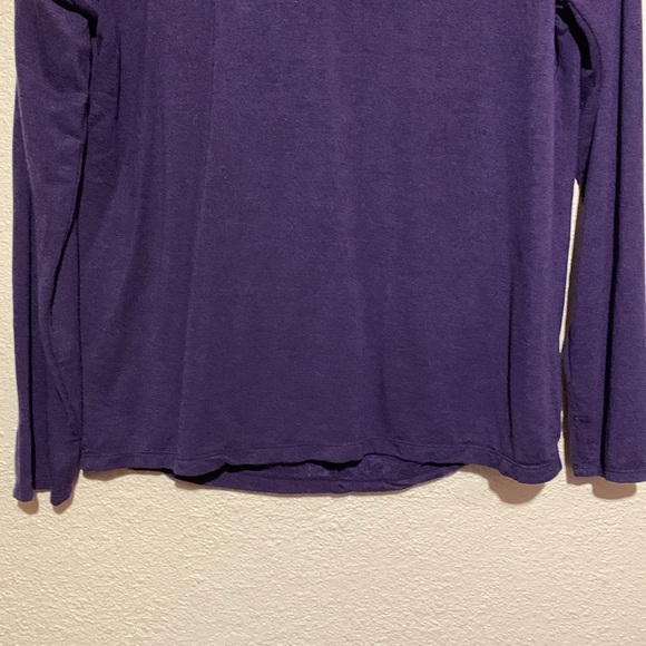 Threads 4 Thought Top Sweatshirt Sweater M Purple SOFT Stretch Modal Spandex - Picture 2 of 14